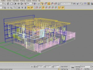 modern house 5 Model 3D