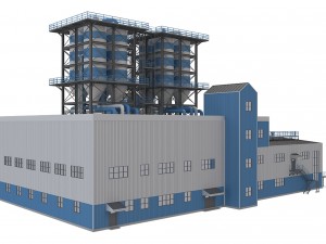 industrial building 2 3D Модель