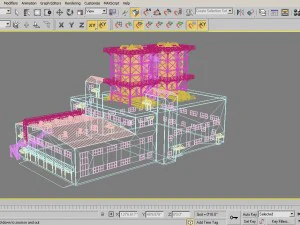 industrial building 2 3D Model