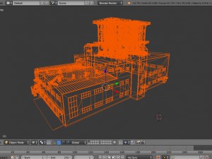 industrial building 2 3D Модель