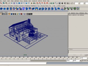 modern house set 1 3D Model