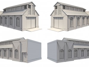 warehouse set 1 3D Model