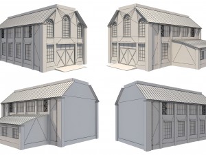 warehouse set 1 3D Model