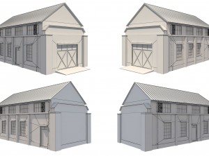 warehouse set 1 3D Model