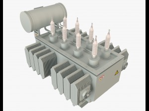 electrical transformer1 3D Model