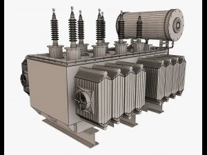 electrical transformer1 3D Model