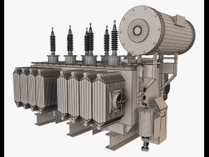 electrical transformer1 3D Model