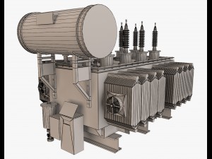 electrical transformer1 3D Model