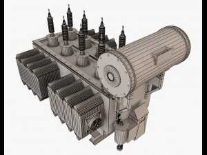 electrical transformer1 3D Model