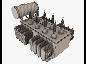 electrical transformer1 3D Model