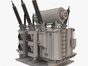 electrical transformer2 3D Model