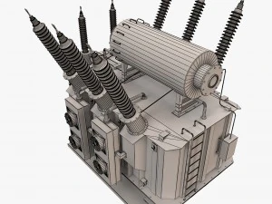 electrical transformer2 3D Model