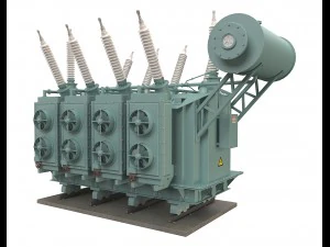 electrical transformer4 3D Model
