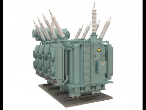 electrical transformer4 3D Model