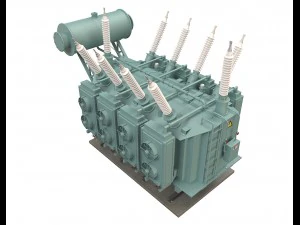 electrical transformer4 3D Model