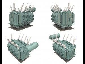 electrical transformer4 3D Model