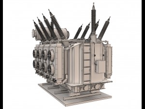 electrical transformer4 Modelo 3D