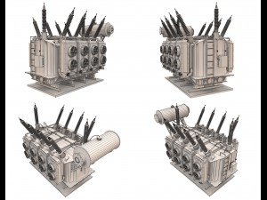 electrical transformer4 Modelo 3D