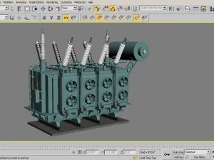 electrical transformer4 3D Model