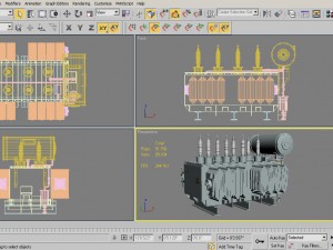 2 electrical transformers pack1 3D Model