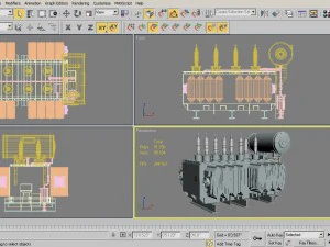 2 electrical transformers pack1 3D Model