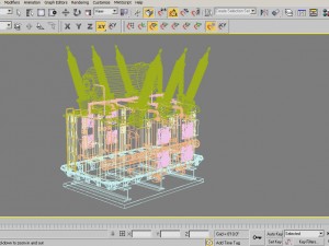 2 electrical transformers pack1 3D Model