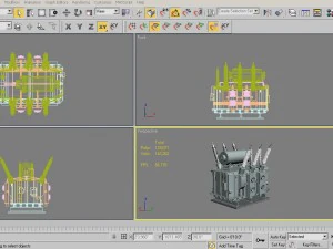 2 electrical transformers pack1 3D Model