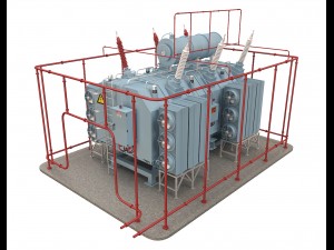 electrical transformer5 3D मॉडल