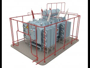 transformator elektryczny 5 Model 3D