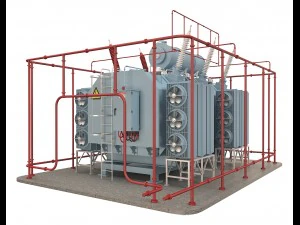 electrical transformer5 3D Model