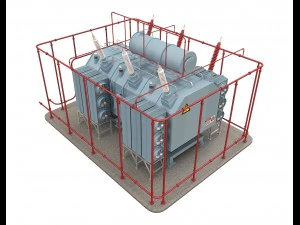 electrical transformer5 3D Model