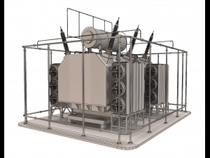 electrical transformer5 Model 3D