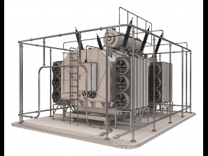electrical transformer5 Model 3D