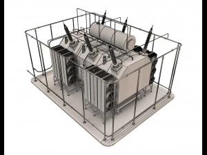electrical transformer5 3D Model
