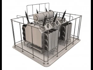 electrical transformer5 3D Model