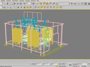 electrical transformer5 3D Model