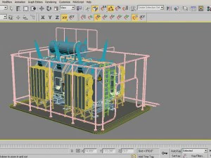 electrical transformer5 3D Model