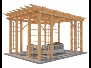 pergola 1 3D Model