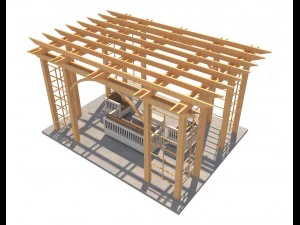 pergola 1 3D Model