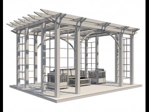 pergola 1 3D 모델