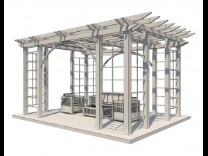 pergola 1 3D Model