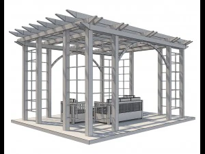 pergola 1 3D Model
