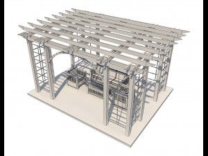 pergola 1 3D 모델
