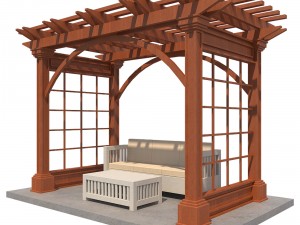 pergola 3 Model 3D