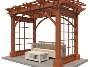 pergola 3 3D Model