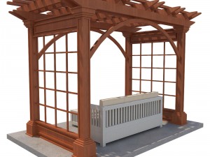 pergola 3 Model 3D