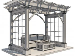 pergola 3 3D Model