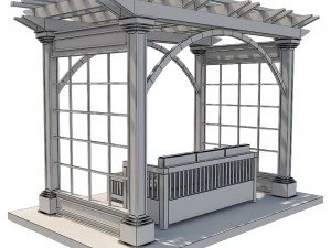 pergola 3 3D Model