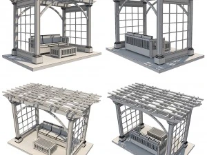 pergola 3 3D Model