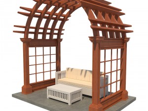 pergola 4 3D Model